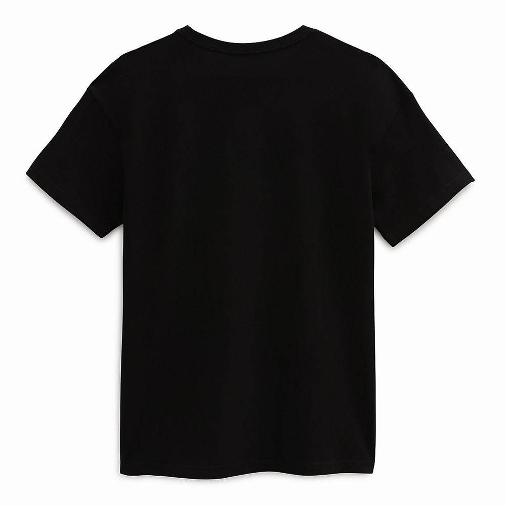 Women's Vans Meadow T Shirts Black | USA47315