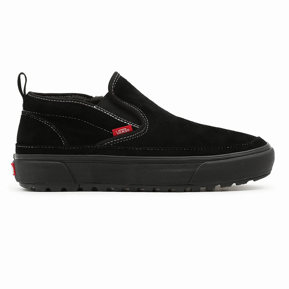 Women's Vans Mid Slip MTE-1 Sneakers Black | USA63792