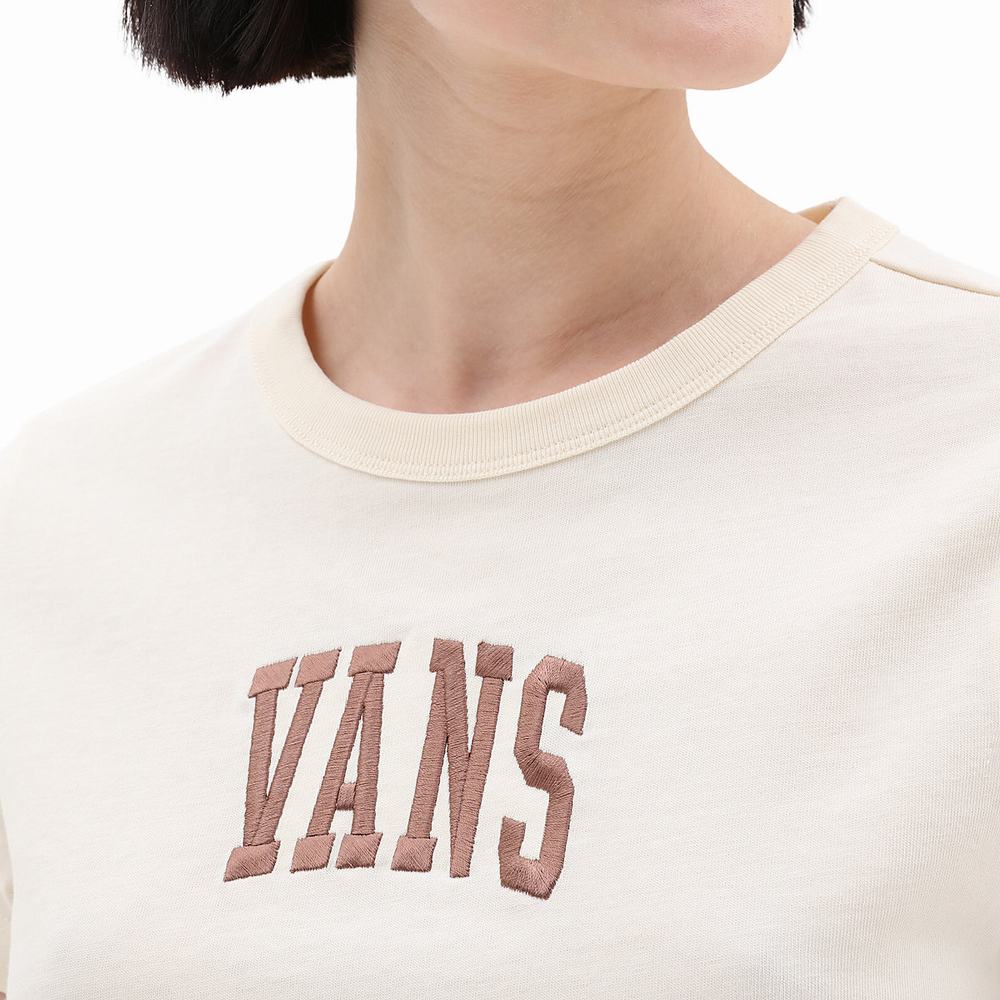 Women's Vans Mini T Shirts White | USA30762