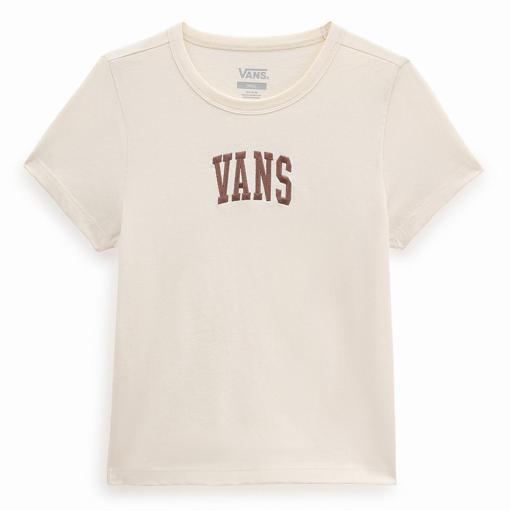 Women's Vans Mini T Shirts White | USA30762