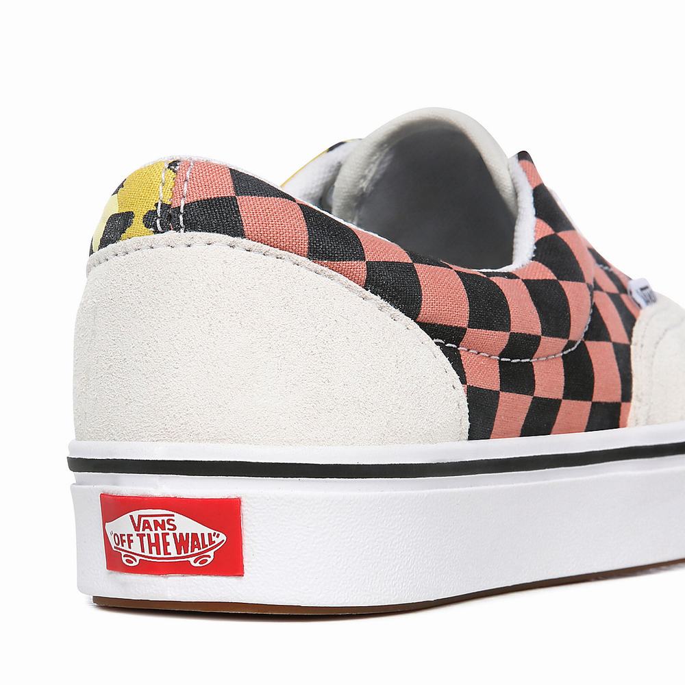 Women's Vans Mixed Media ComfyCush Era Sneakers Multicolor / White | USA10739