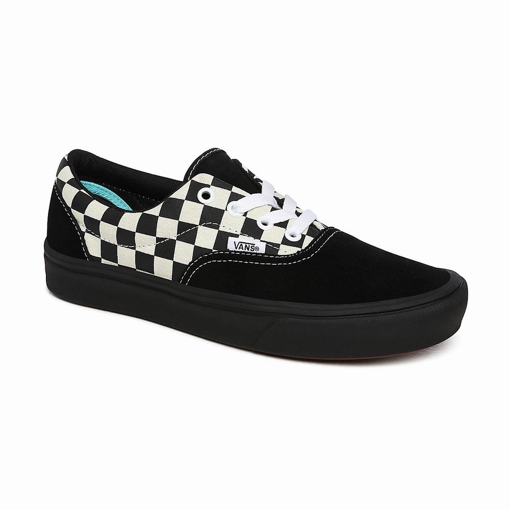 Women's Vans Mixed Media ComfyCush Era Sneakers Black | USA26957