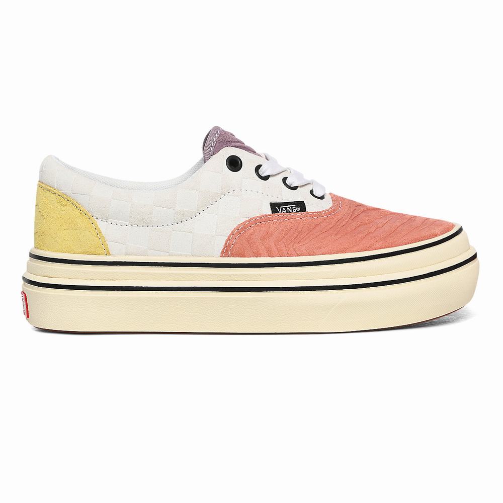 Women\'s Vans Mixed Media Super ComfyCush Era Sneakers Multicolor / White | USA85342