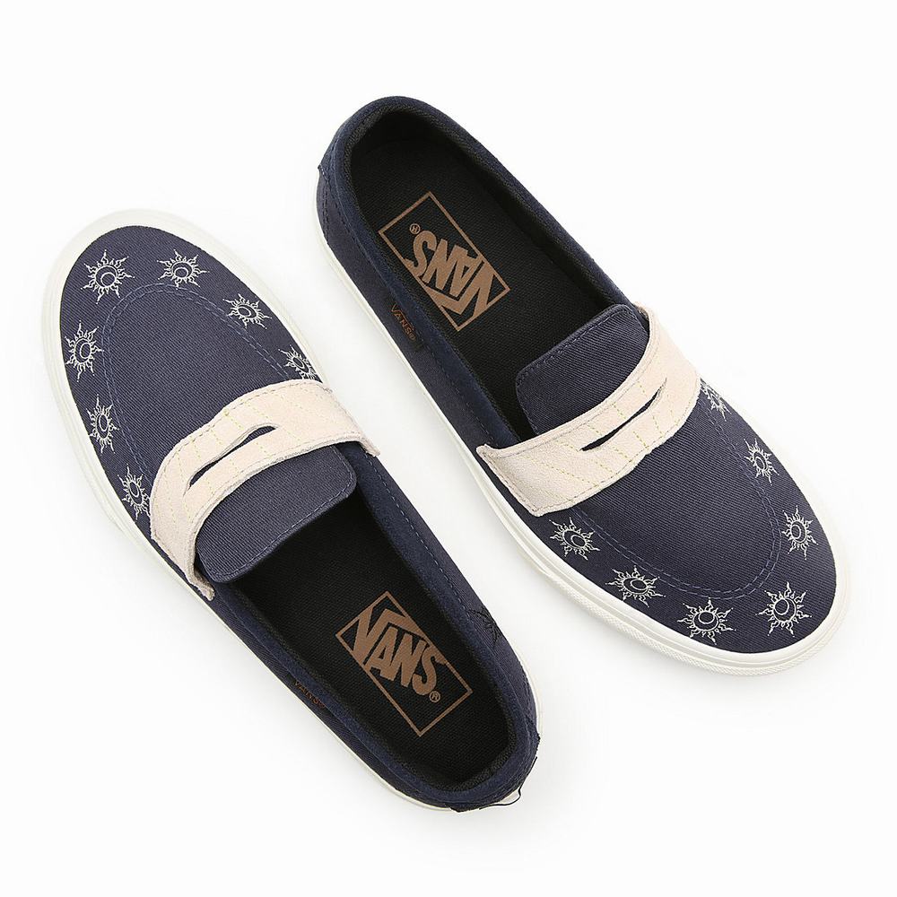 Women's Vans Mystic Style 53 DX Sneakers Beige / Navy | USA49768