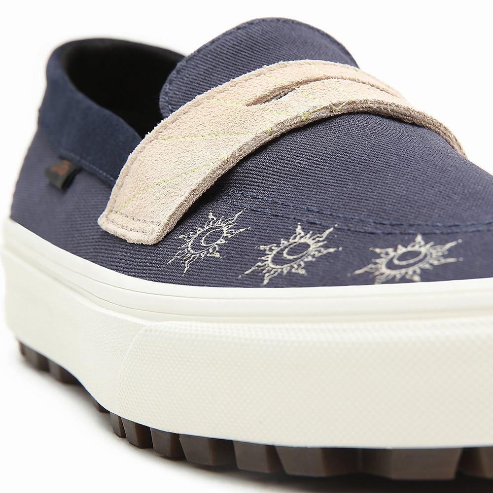 Women's Vans Mystic Style 53 DX Sneakers Beige / Navy | USA49768