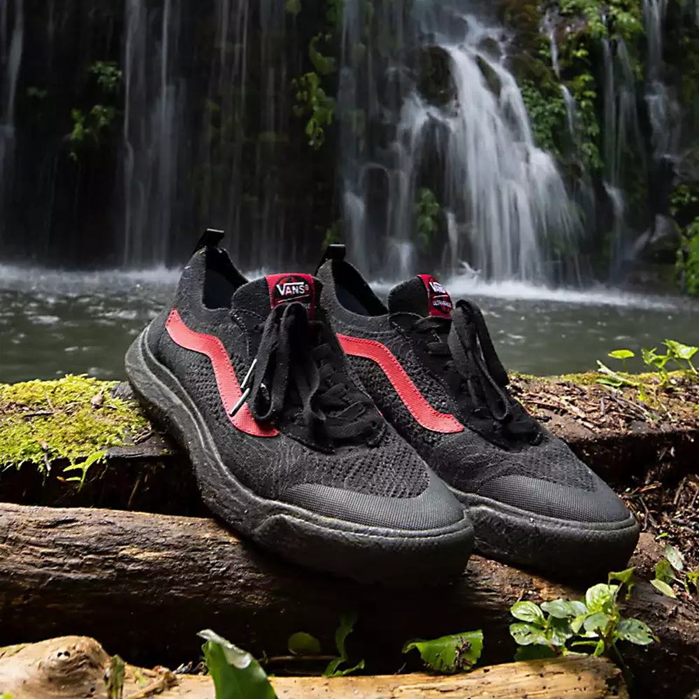 Women's Vans Nathan Florence UltraRange VR3 Sneakers Black / Red | USA08125