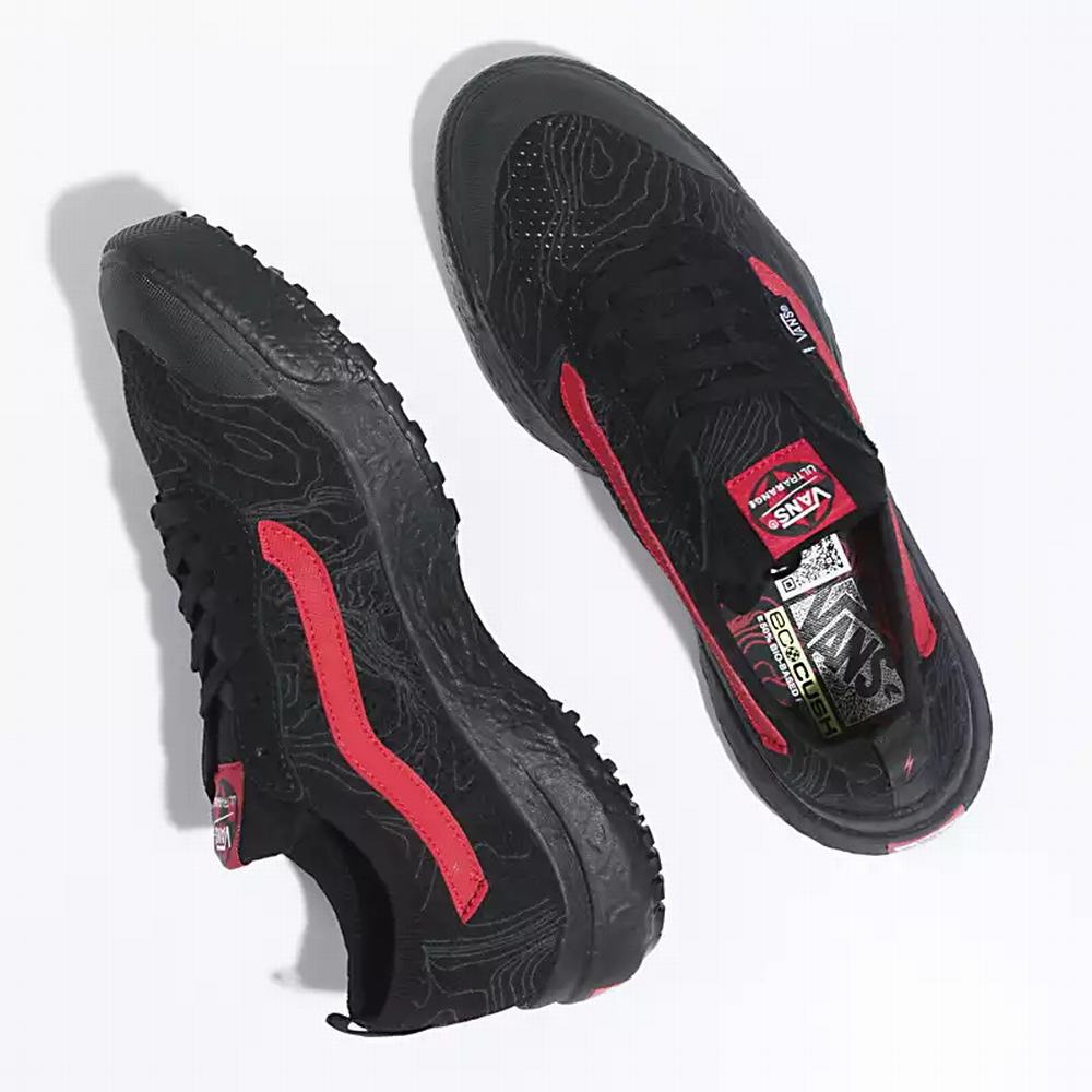 Women's Vans Nathan Florence UltraRange VR3 Sneakers Black / Red | USA08125