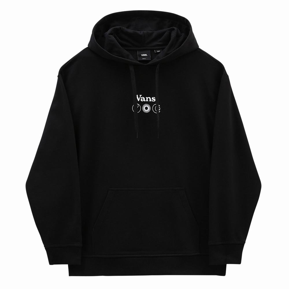 Women's Vans Natural OS Hoodie Black | USA46318