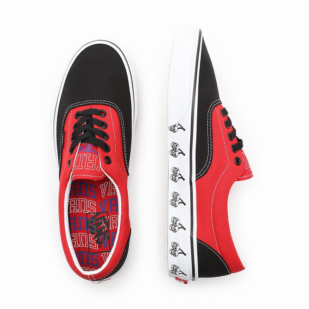 Women's Vans New Varsity Era Sneakers Red | USA14670