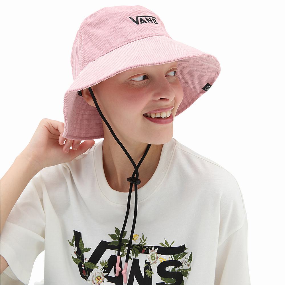 Women's Vans Novelty Level Up Bucket Hats Pink | USA58302