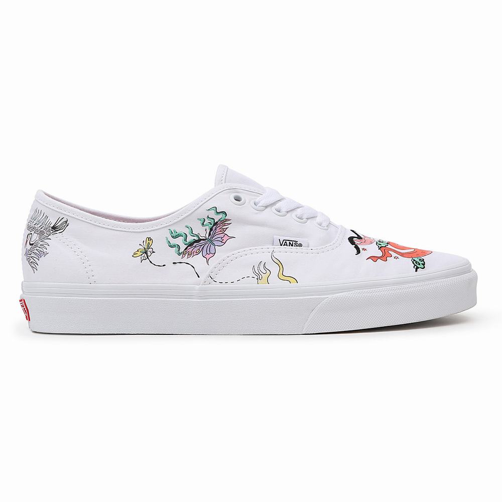 Women's Vans OTW Gallery Authentic Sneakers Multicolor / White | USA14038