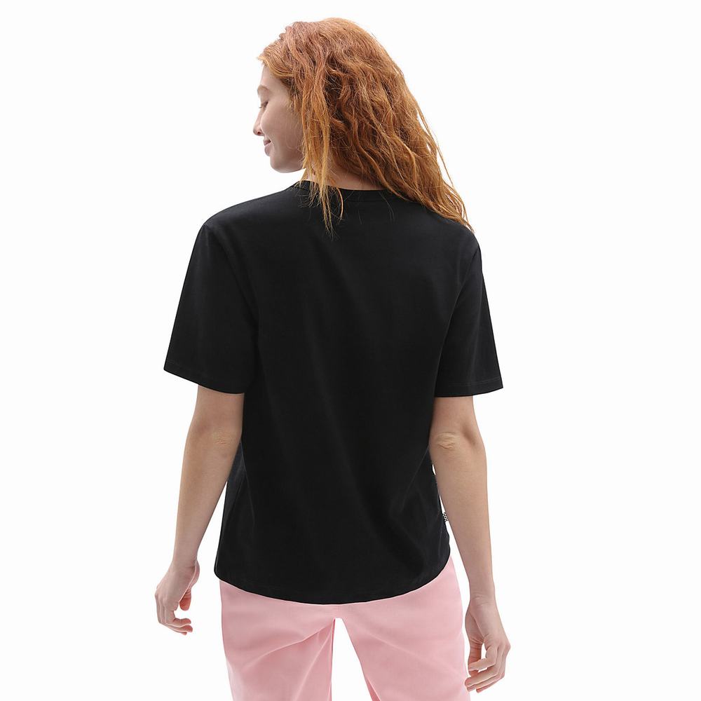 Women's Vans OTW T Shirts Black | USA20586