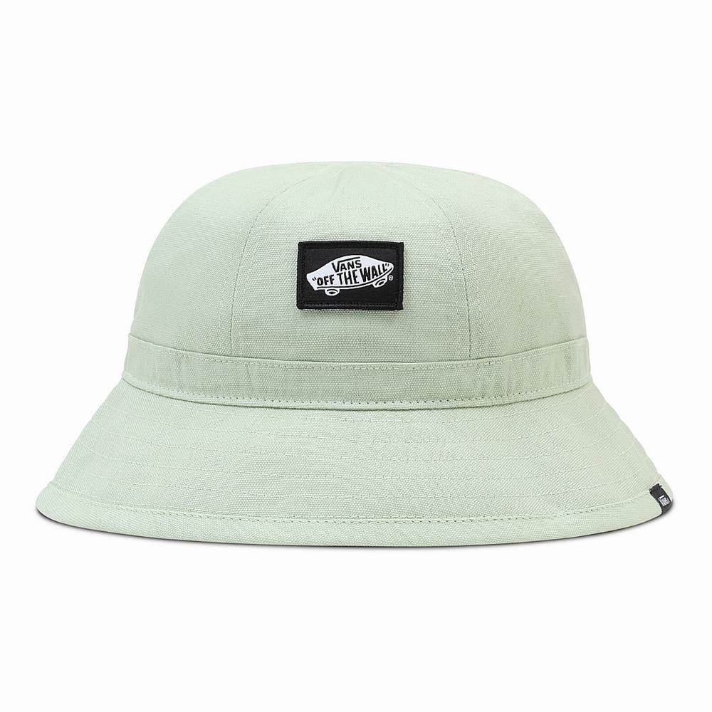 Women\'s Vans Offside Bucket Hats Green | USA64592