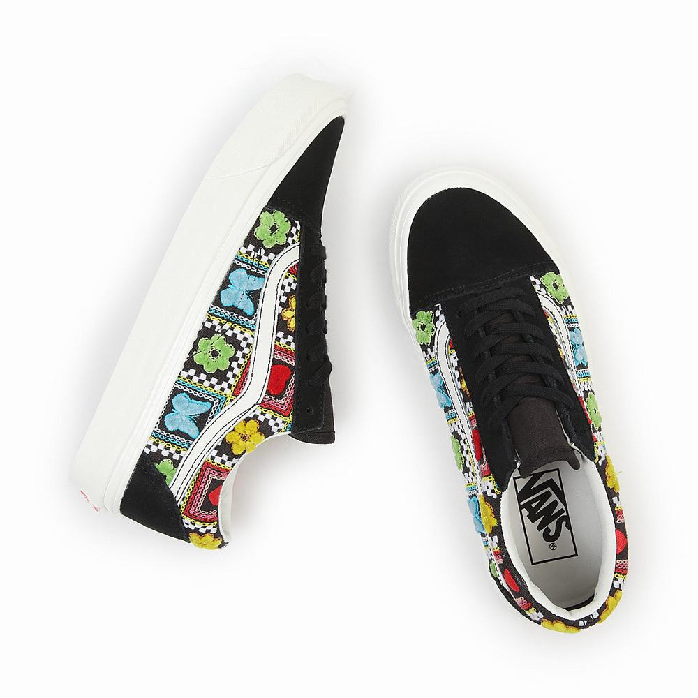 Women's Vans Old Skool 36 DX Sneakers Black / Multicolor | USA42073