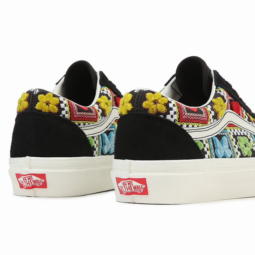 Women's Vans Old Skool 36 DX Sneakers Black / Multicolor | USA42073