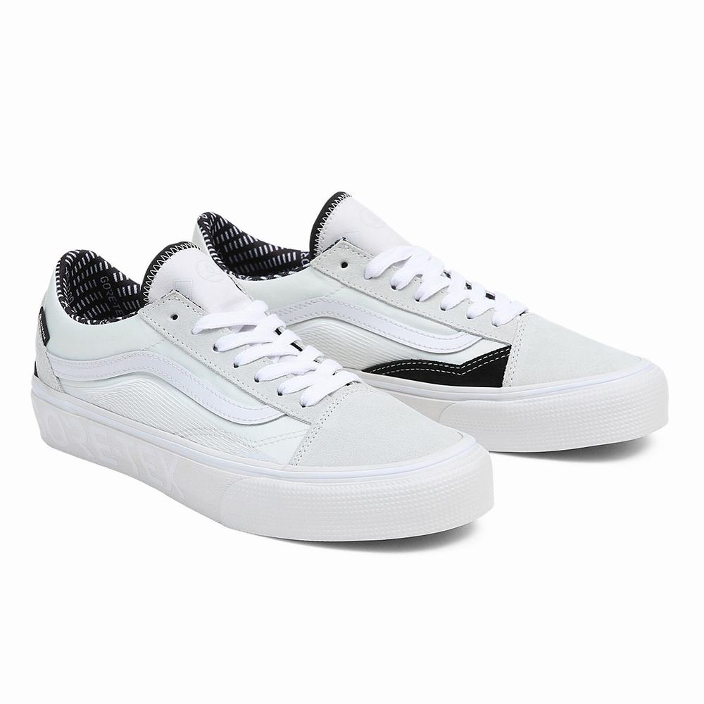 Women\'s Vans Old Skool Gore-Tex Hi & Dry Sneakers White | USA54876