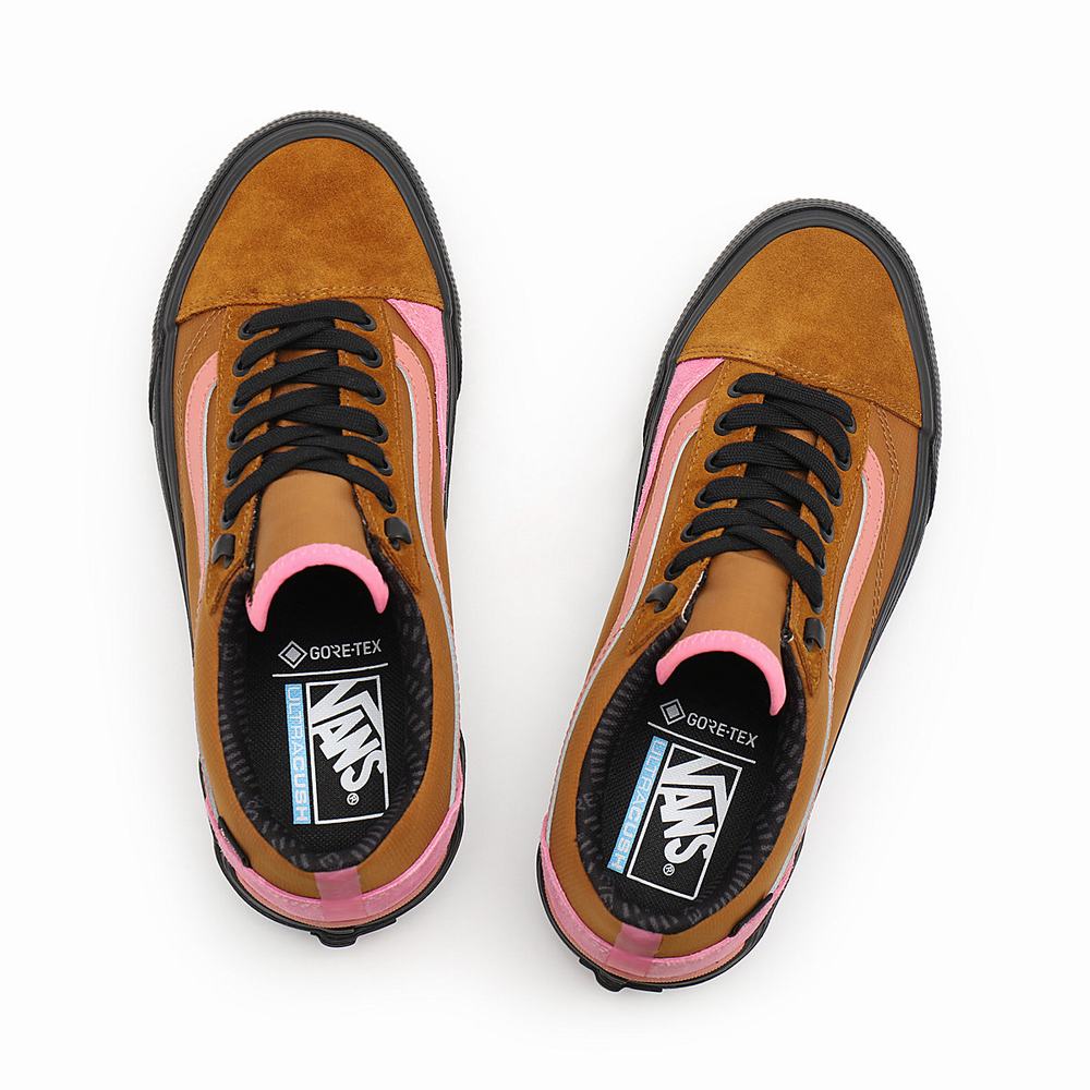 Women's Vans Old Skool Gore-Tex Sneakers Brown | USA52189