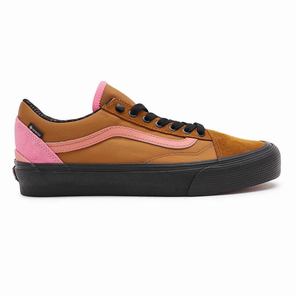 Women's Vans Old Skool Gore-Tex Sneakers Brown | USA52189