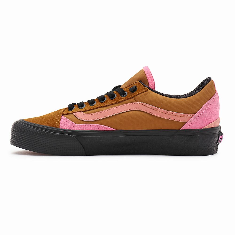 Women's Vans Old Skool Gore-Tex Sneakers Brown | USA52189