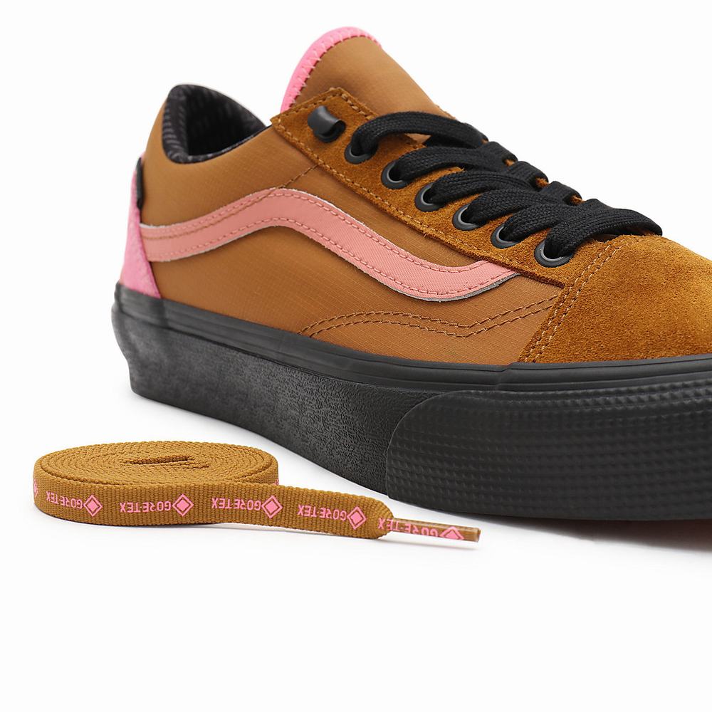 Women's Vans Old Skool Gore-Tex Sneakers Brown | USA52189