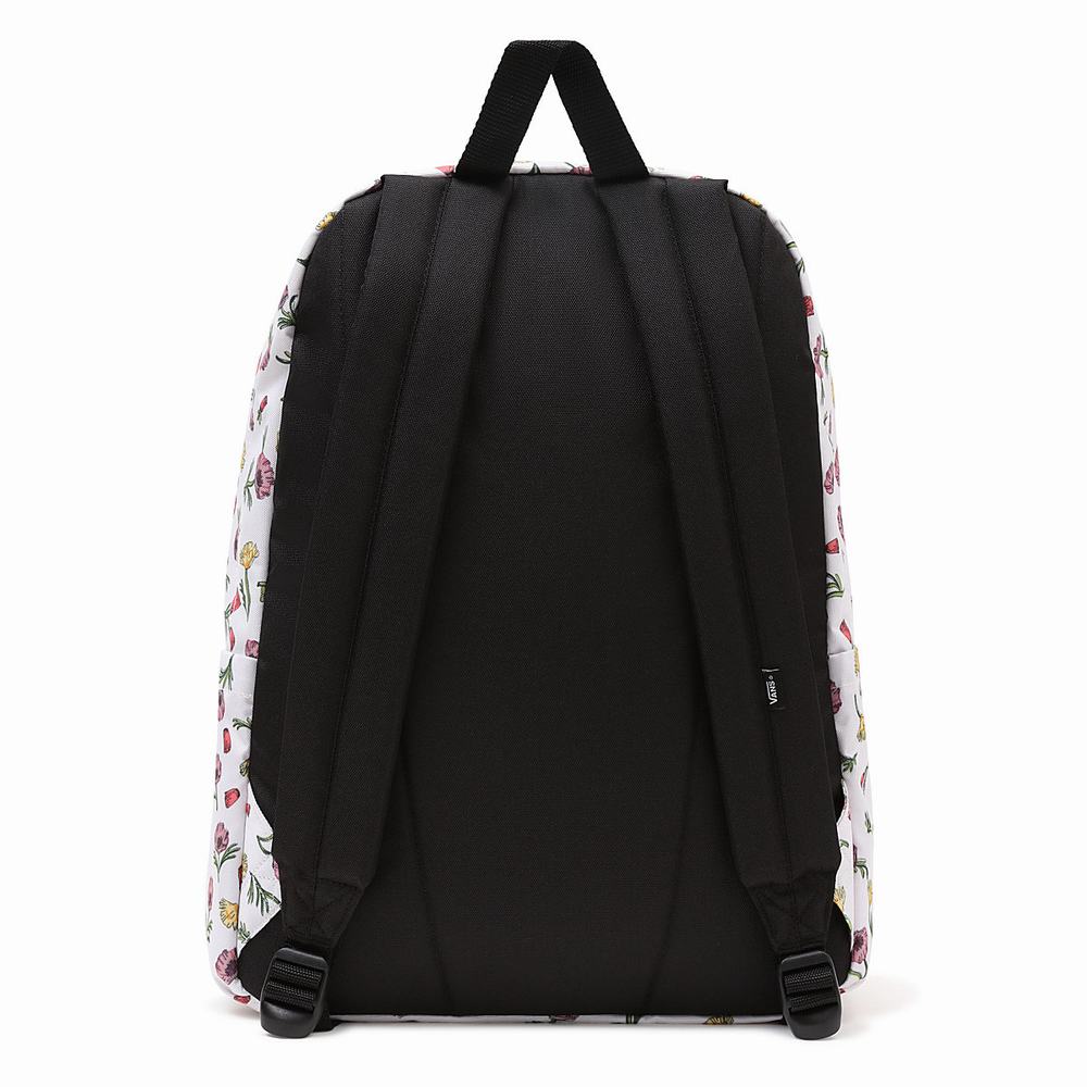 Women's Vans Old Skool H20 Backpacks Multicolor / White | USA53681