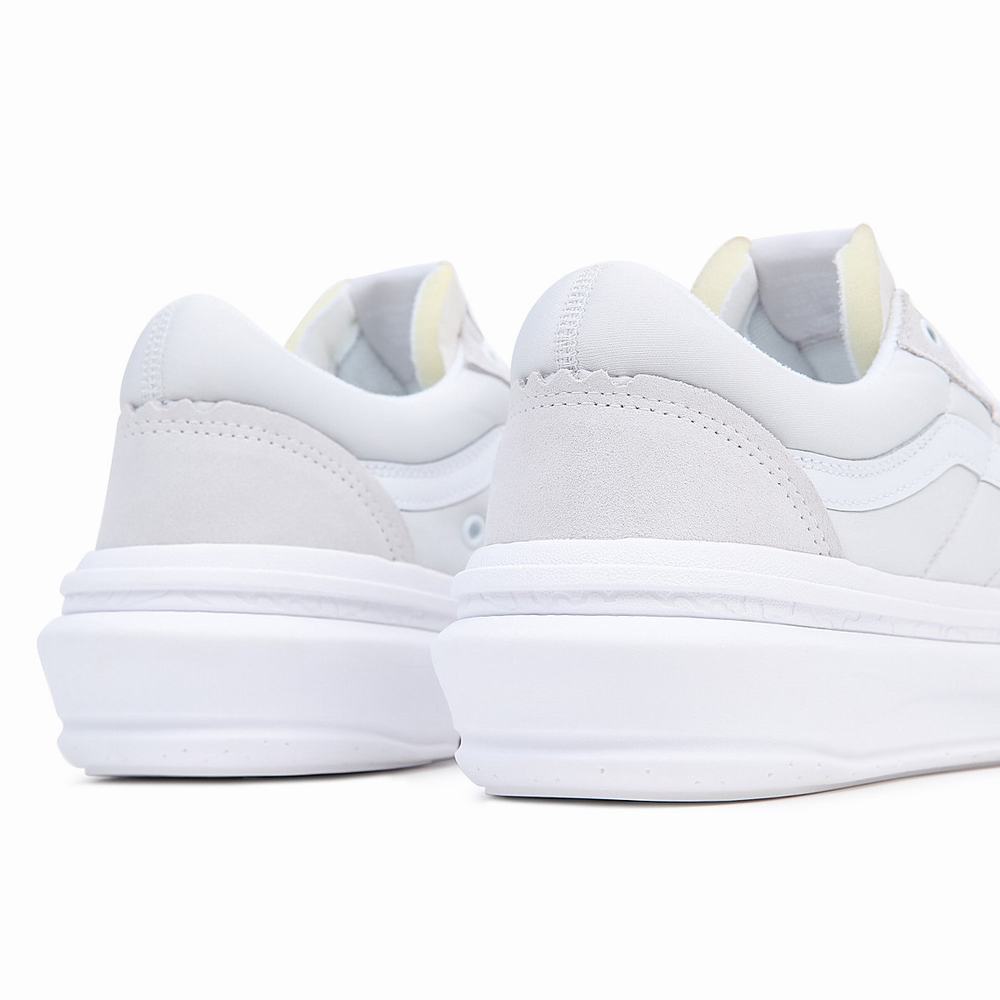 Women's Vans Old Skool Overt CC Sneakers White | USA16502