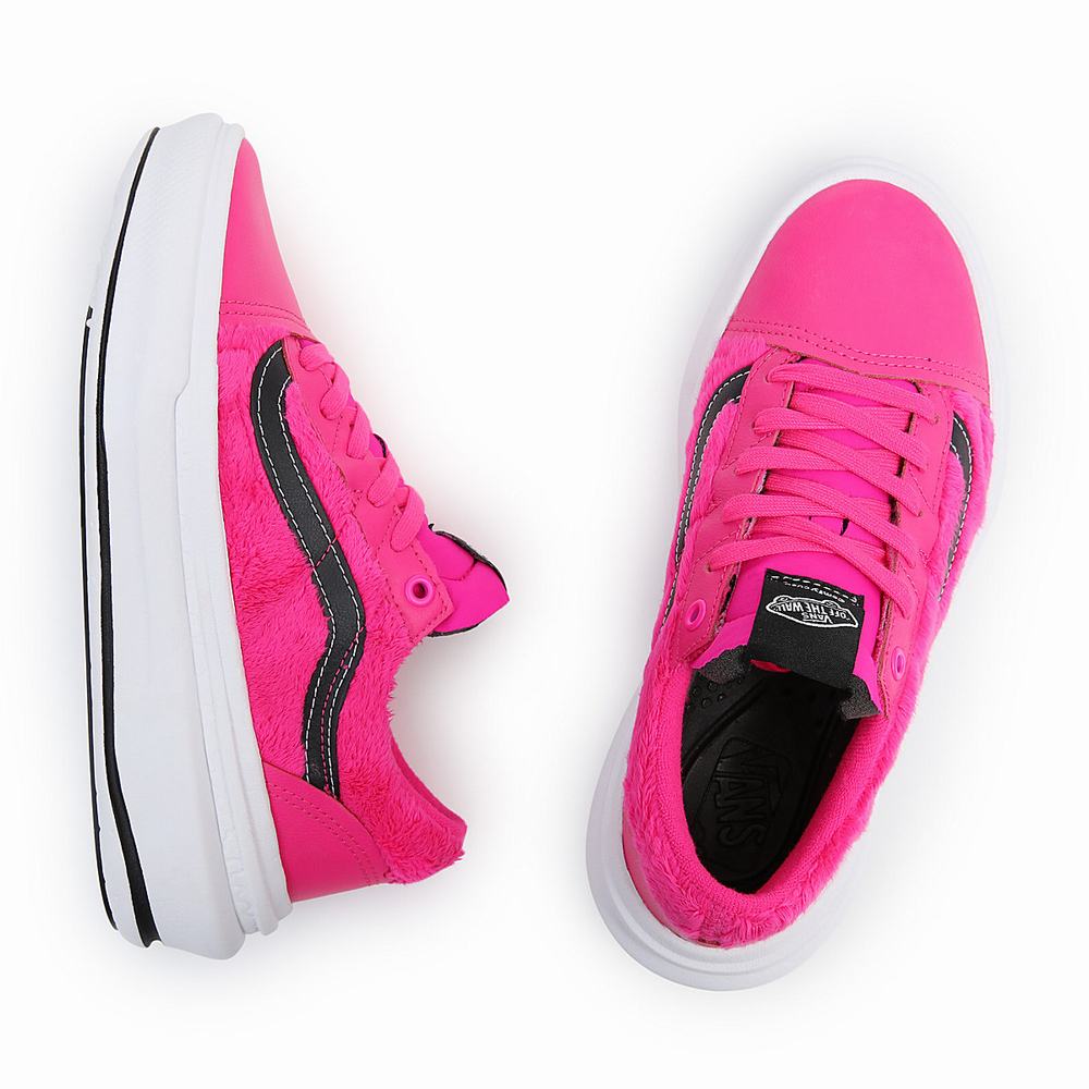 Women's Vans Old Skool Overt CC Sneakers Pink | USA78329