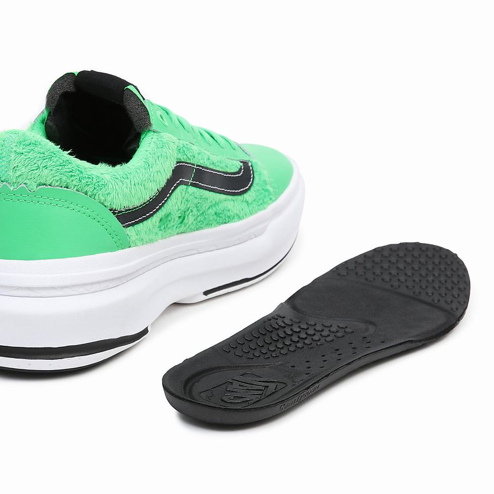 Women's Vans Old Skool Overt CC Sneakers Green | USA86273