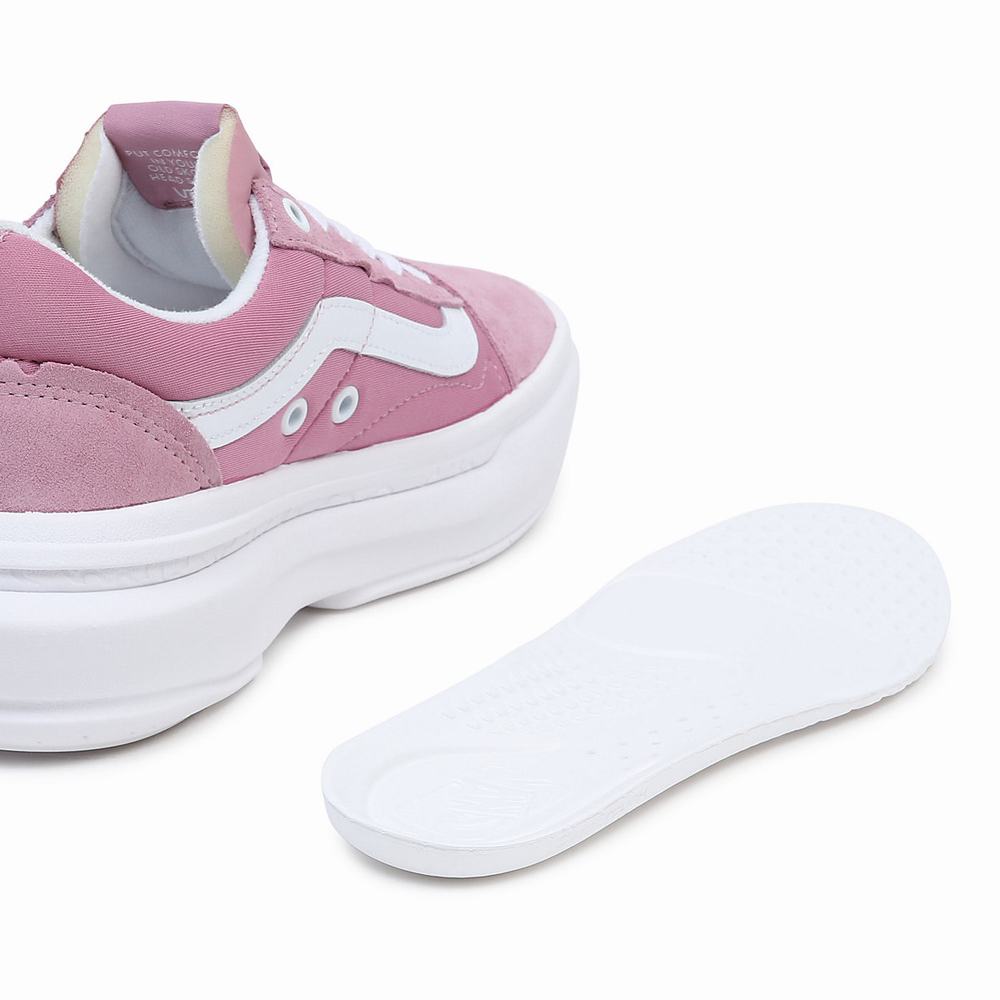 Women's Vans Old Skool Overt CC Sneakers Pink | USA96350