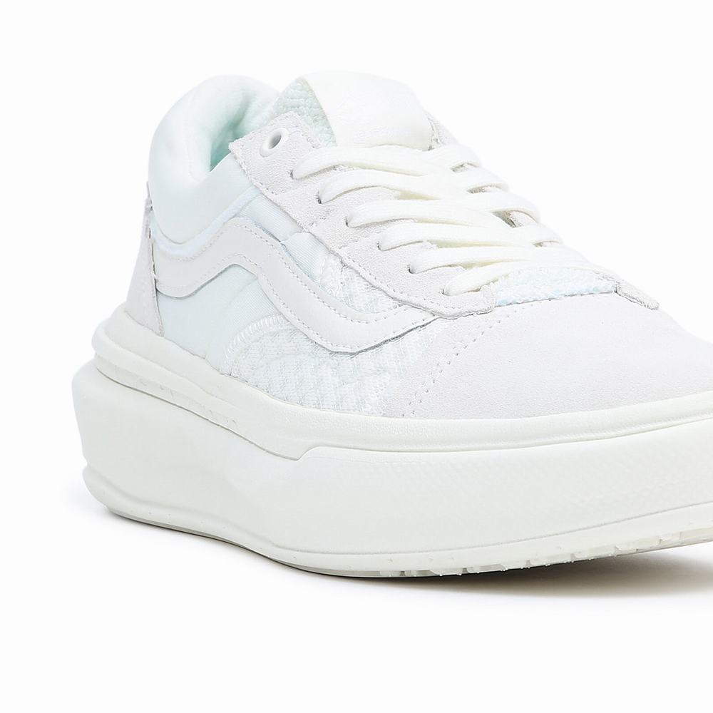 Women's Vans Old Skool Overt Plus CC Sneakers White | USA14937