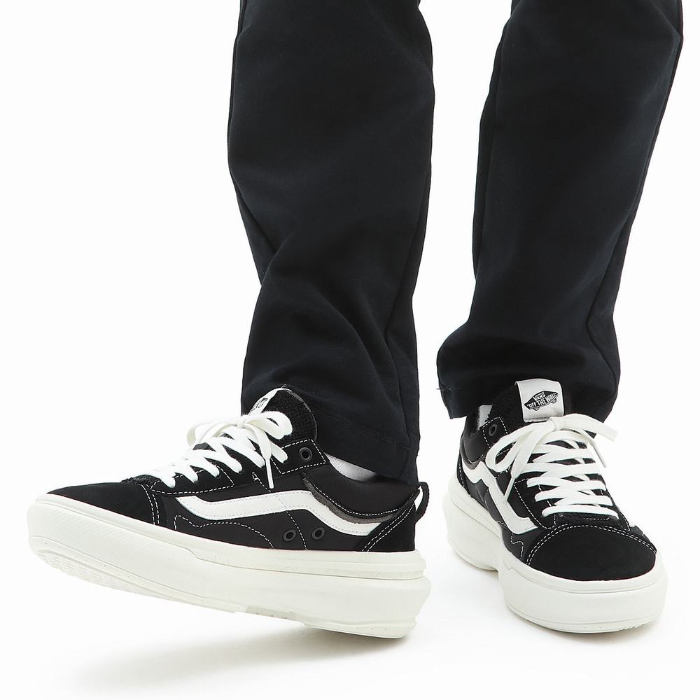 Women's Vans Old Skool Overt Plus CC Sneakers Black | USA21493