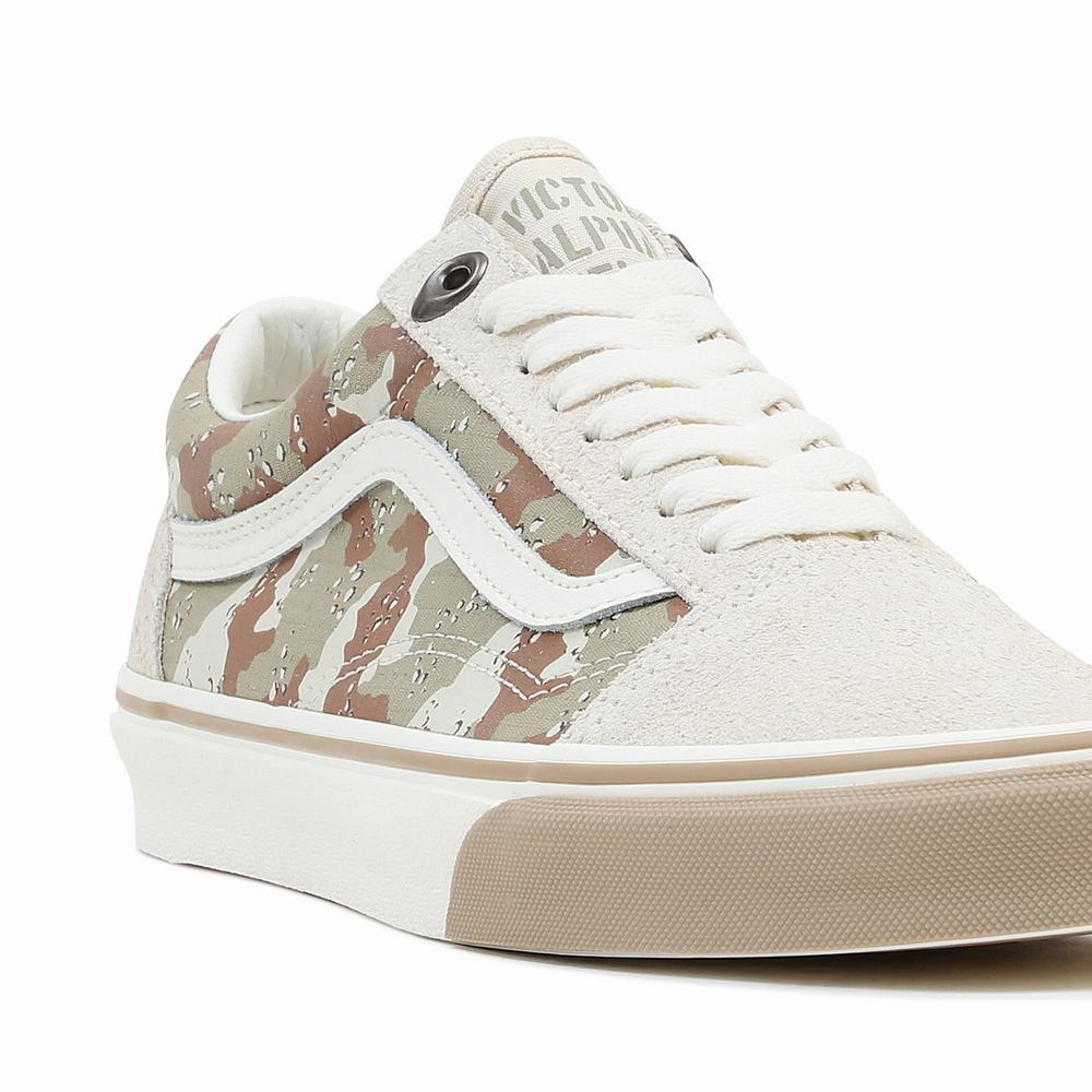 Women's Vans Old Skool Sneakers Beige | USA84127