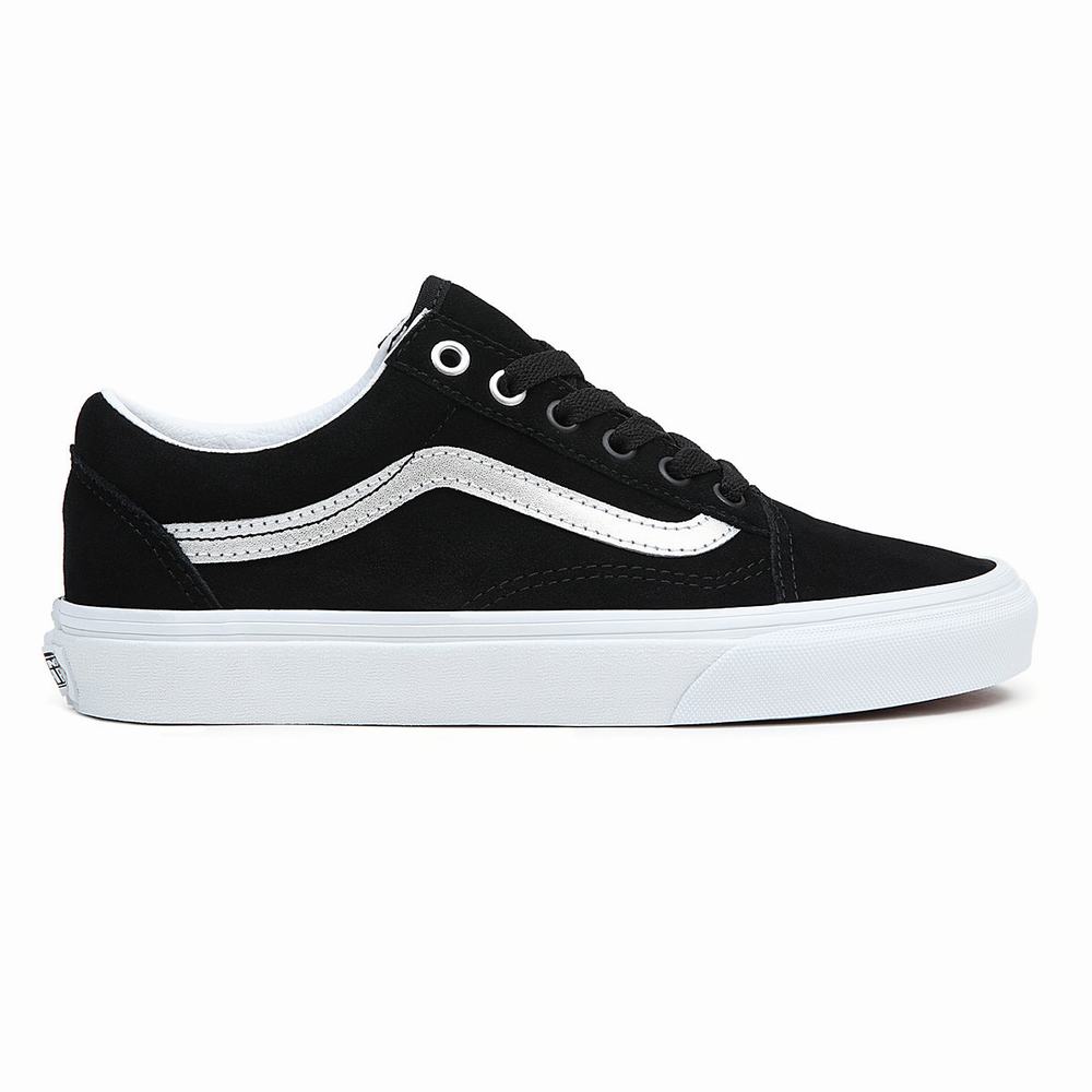 Women's Vans Old Skool Sneakers Black | USA43281