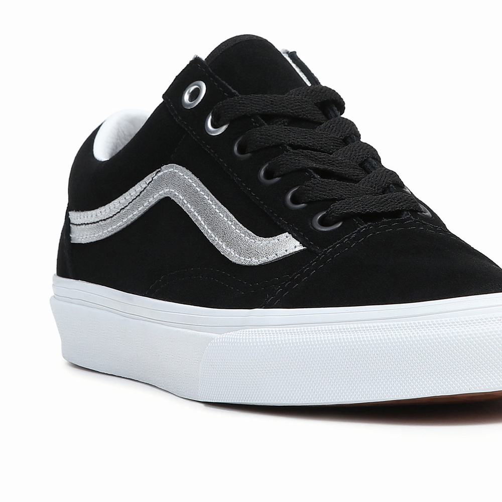 Women's Vans Old Skool Sneakers Black | USA43281