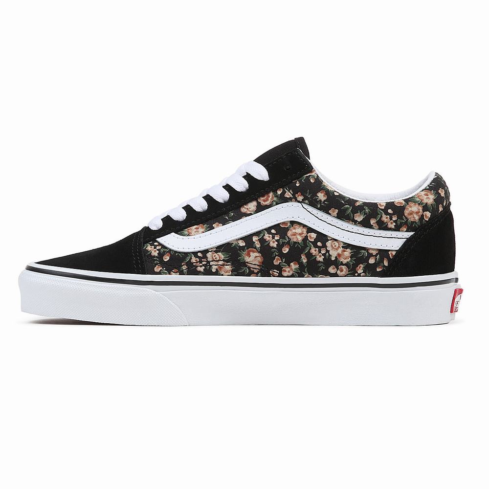 Women's Vans Old Skool Sneakers Black | USA50836