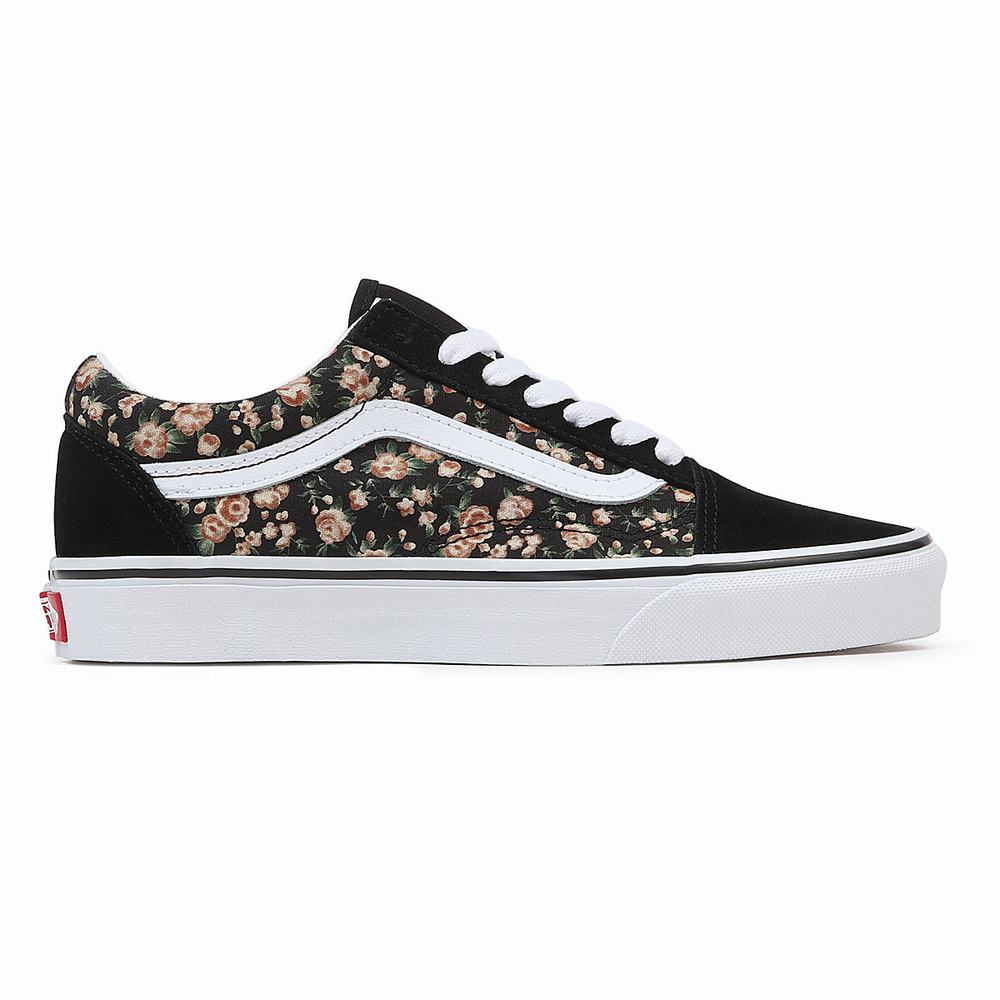 Women's Vans Old Skool Sneakers Black | USA50836