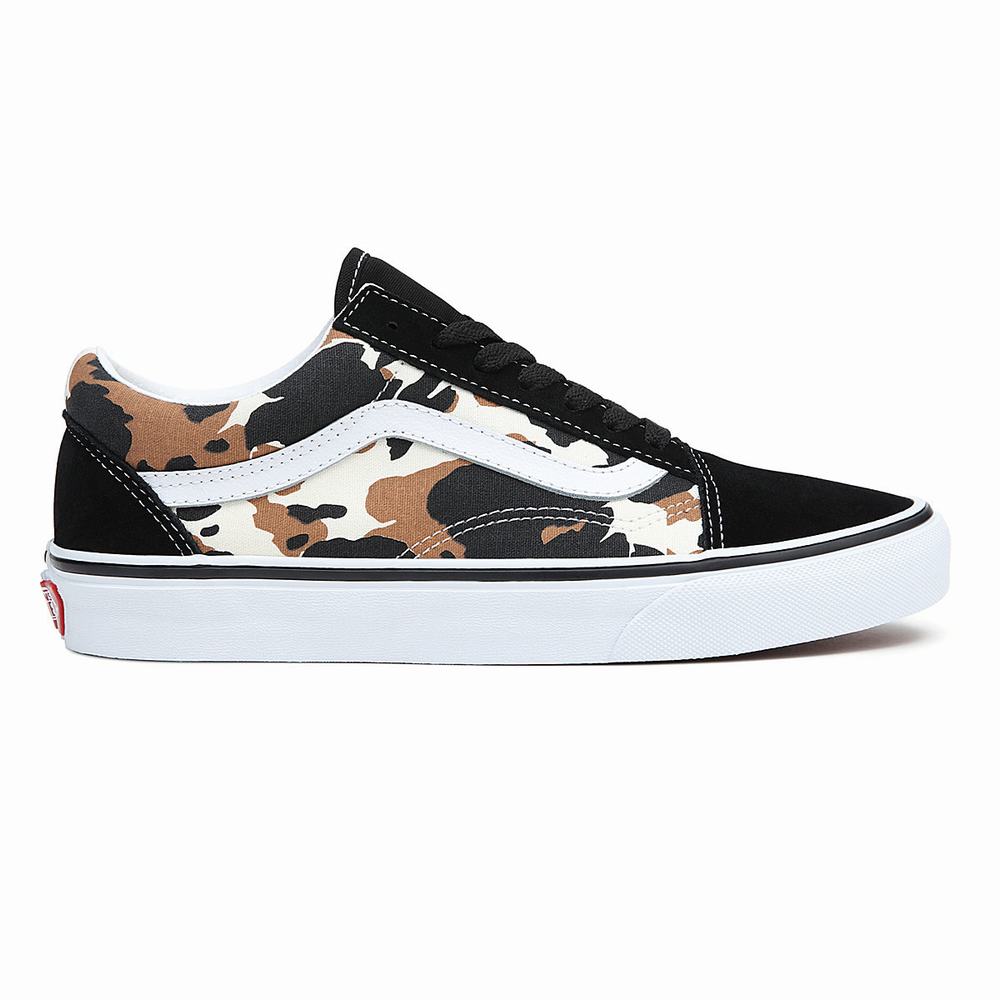 Women's Vans Old Skool Sneakers Black | USA87259