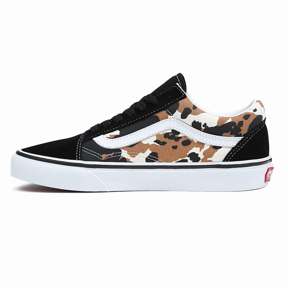 Women's Vans Old Skool Sneakers Black | USA87259