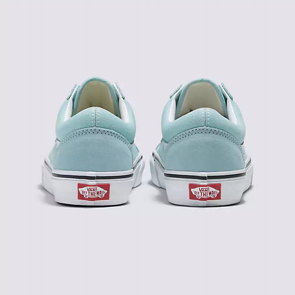 Women's Vans Old Skool Sneakers Blue | USA03285