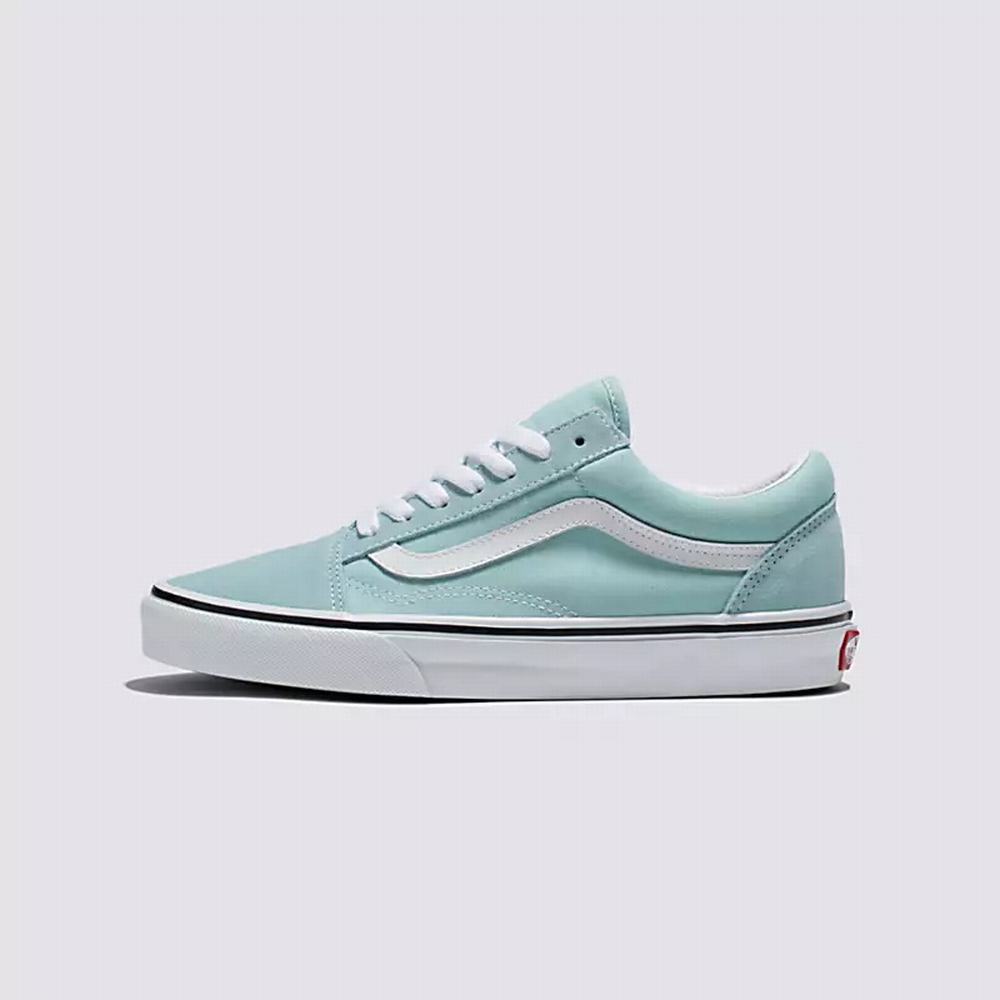 Women\'s Vans Old Skool Sneakers Blue | USA03285