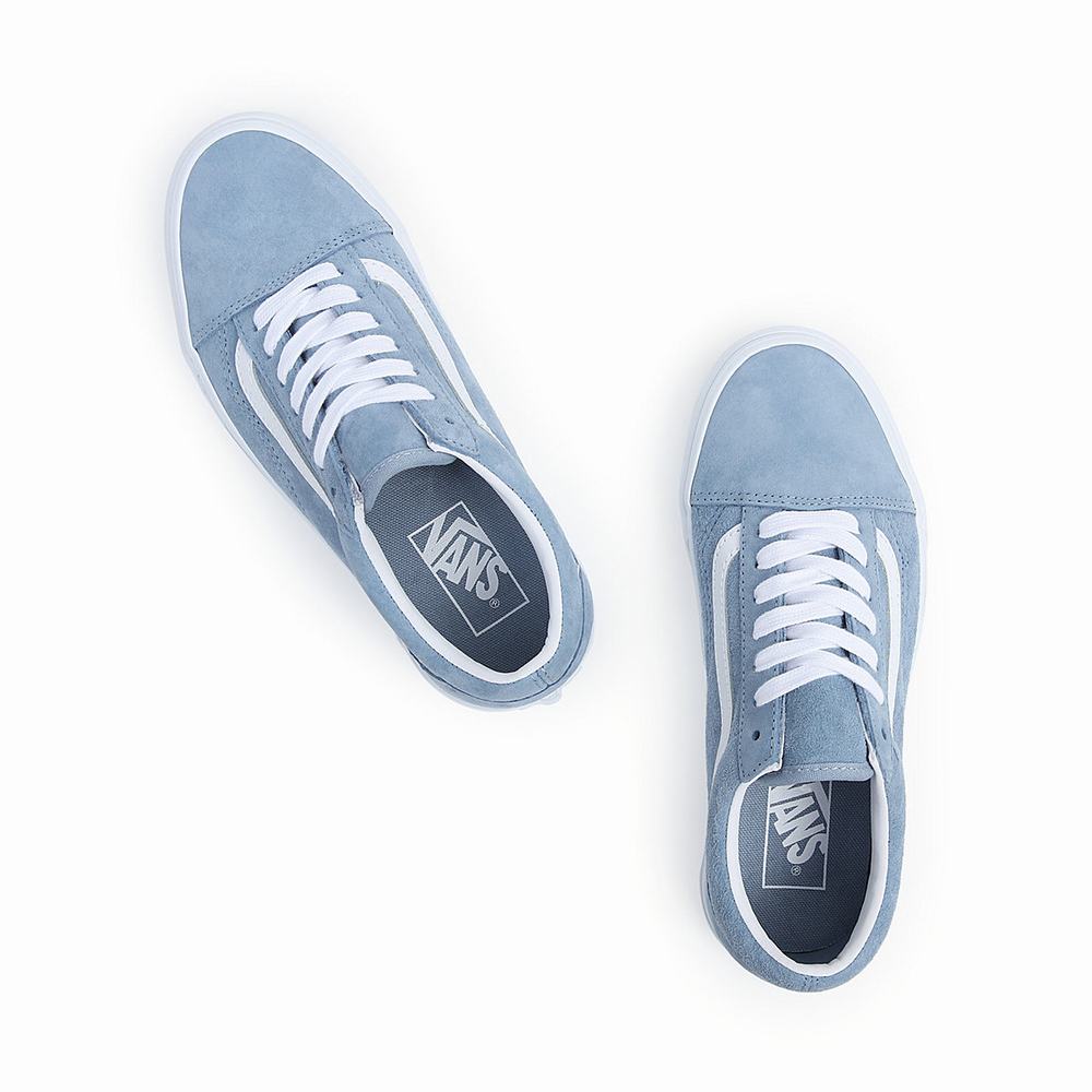 Women's Vans Old Skool Sneakers Blue | USA49102