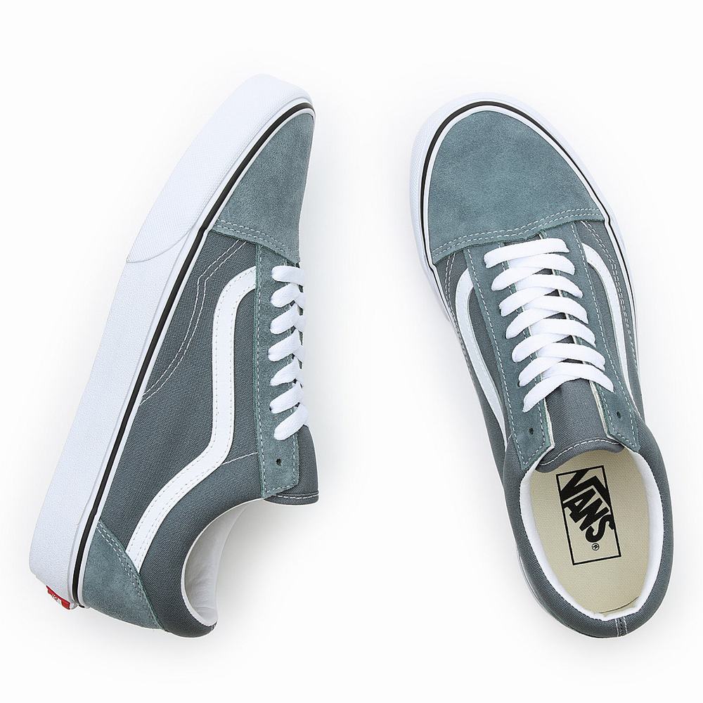 Women's Vans Old Skool Sneakers Blue | USA87265