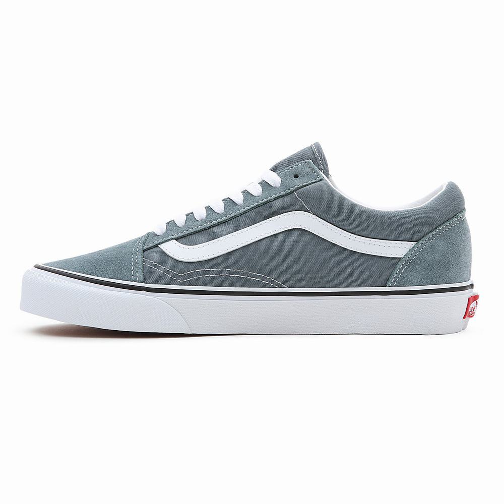 Women's Vans Old Skool Sneakers Blue | USA87265