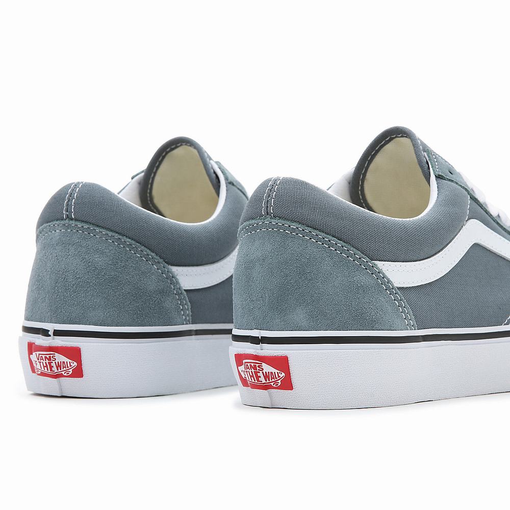 Women's Vans Old Skool Sneakers Blue | USA87265