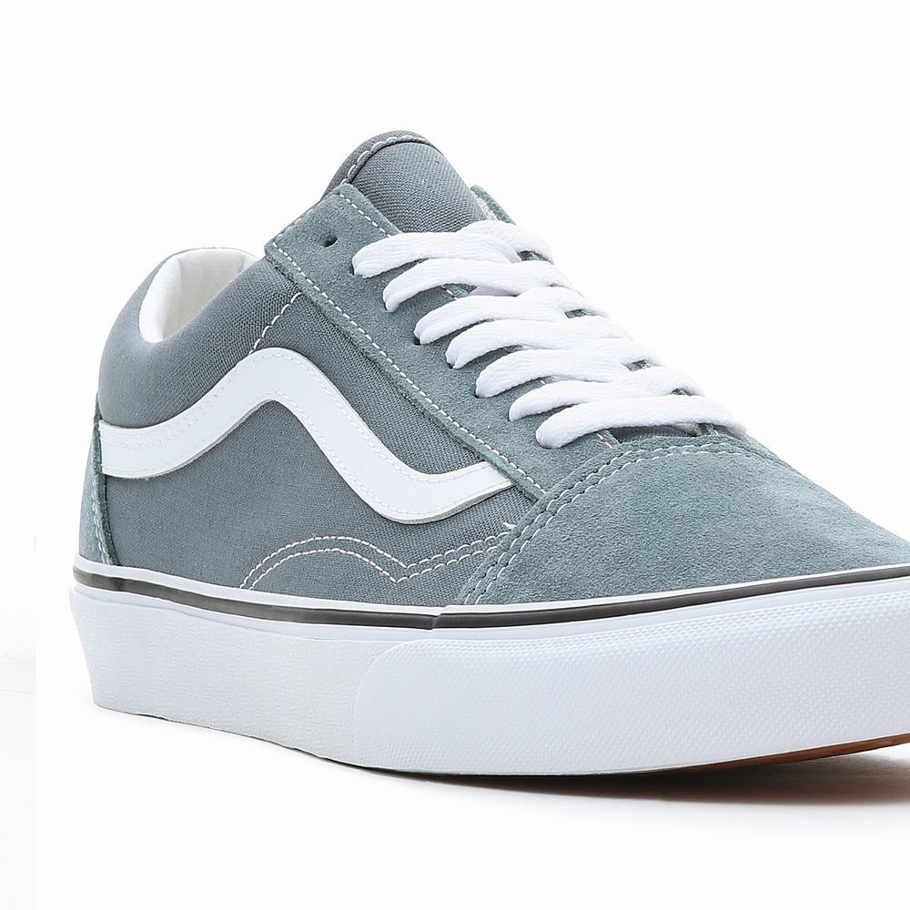 Women's Vans Old Skool Sneakers Blue | USA87265