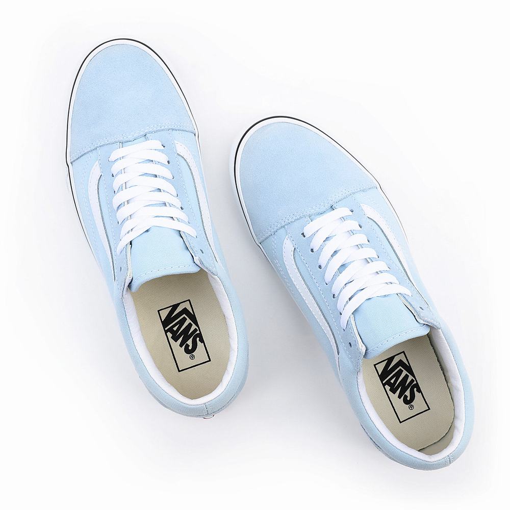 Women's Vans Old Skool Sneakers Blue | USA90135