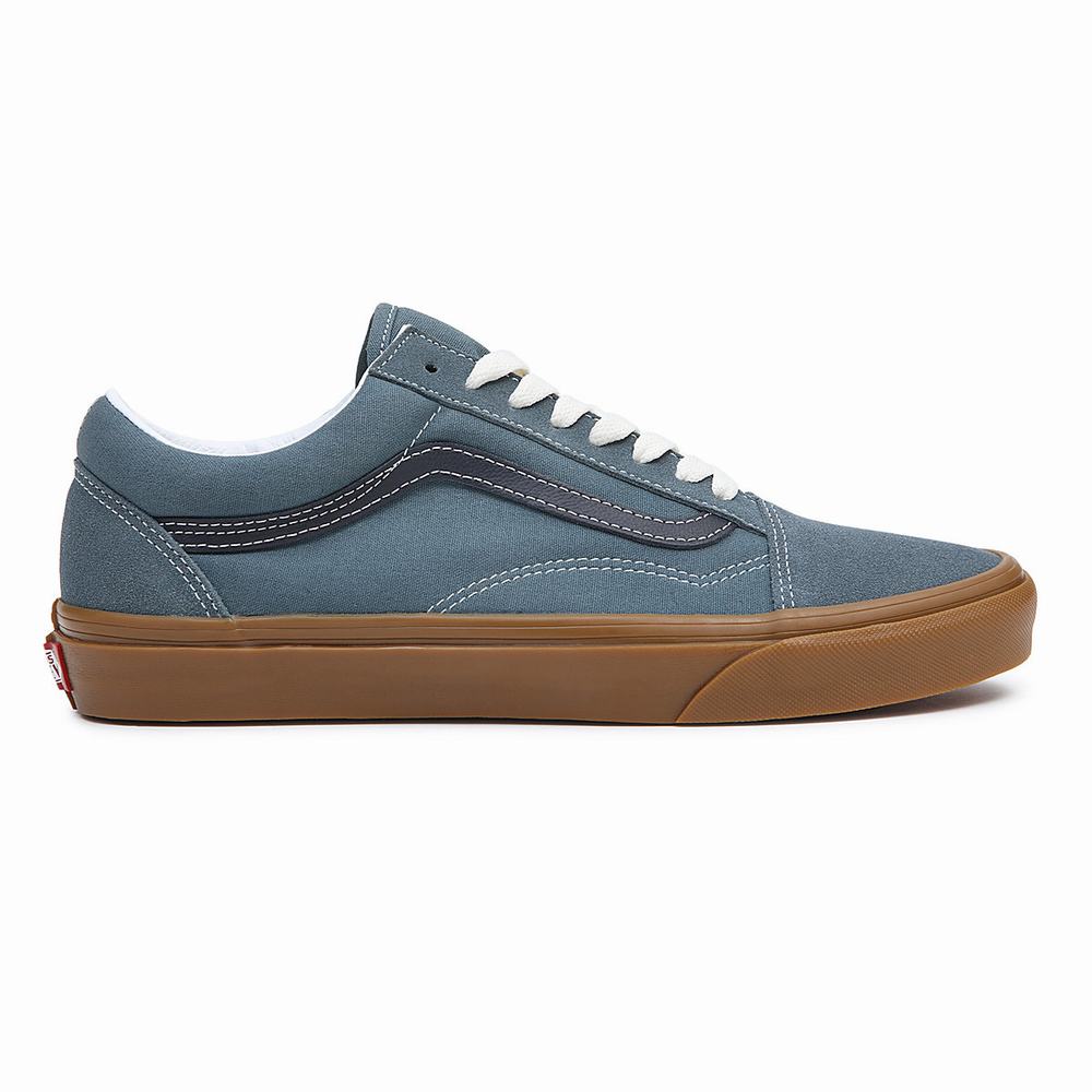 Women's Vans Old Skool Sneakers Blue | USA98145