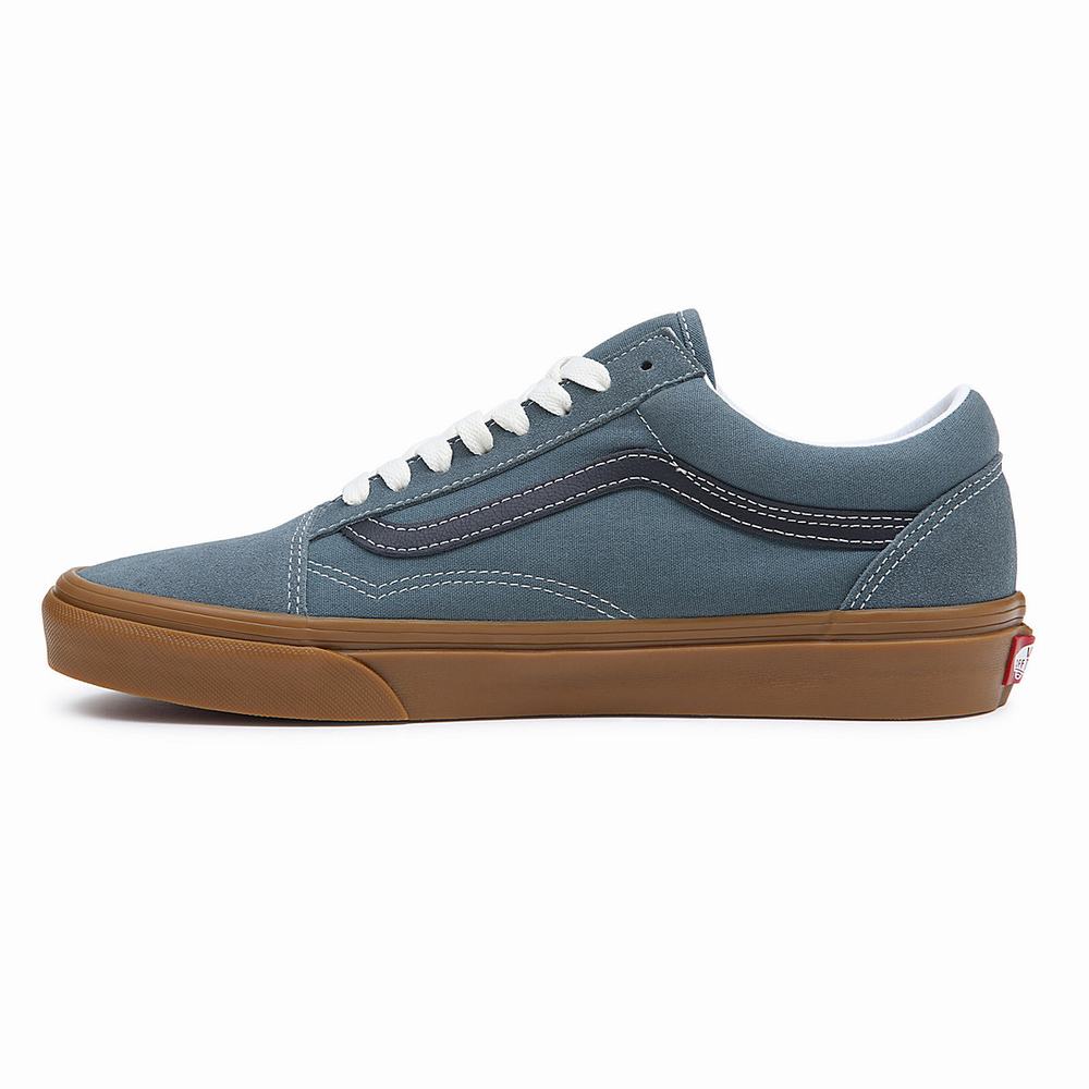 Women's Vans Old Skool Sneakers Blue | USA98145