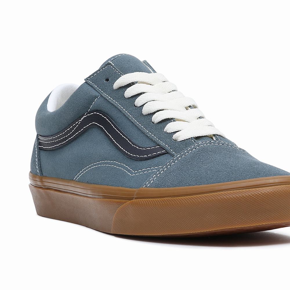 Women's Vans Old Skool Sneakers Blue | USA98145