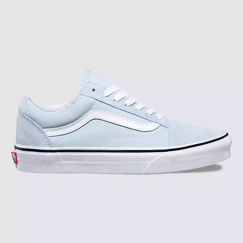 Women's Vans Old Skool Sneakers Blue / White | USA89125